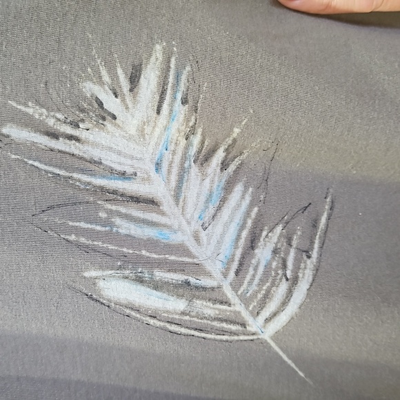 Ideal T by Next Level, Tank Top, Racerback, Sz M, Feather design - Picture 7 of 9